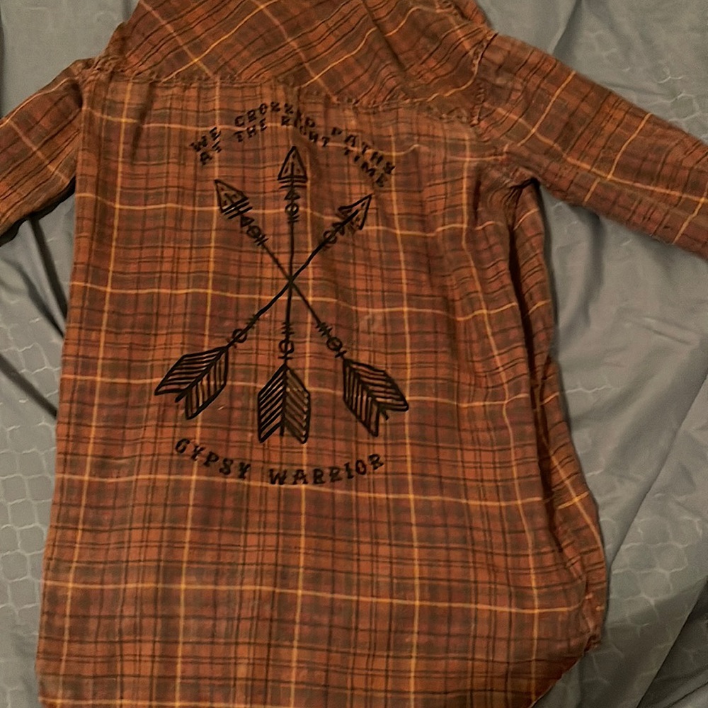 Gypsy Warrior Flannel Button-Up